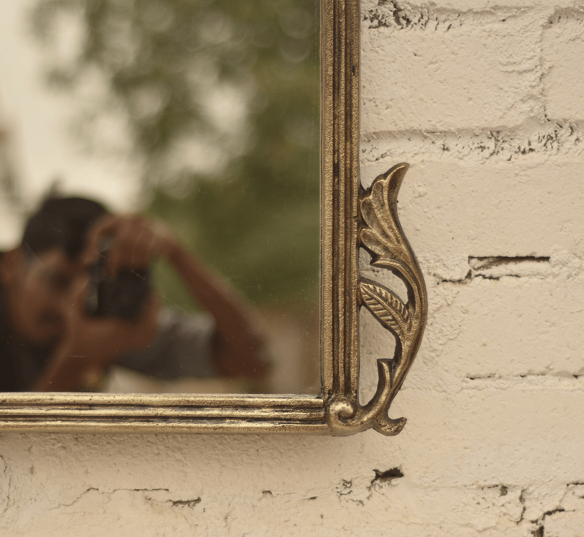 Victorian Arched Wall Mirror - Mirrors - Gharaana