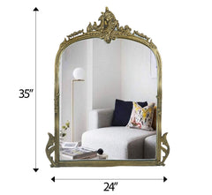 Victorian Arched Wall Mirror - Mirrors - Gharaana
