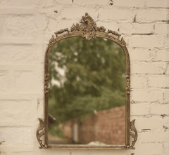 Victorian Arched Wall Mirror - Mirrors - Gharaana