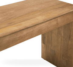 Calm Wooden Study Table - Office Desk - Gharaana