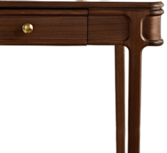 Edge Wooden Workstation Desk - Office Desk - Gharaana
