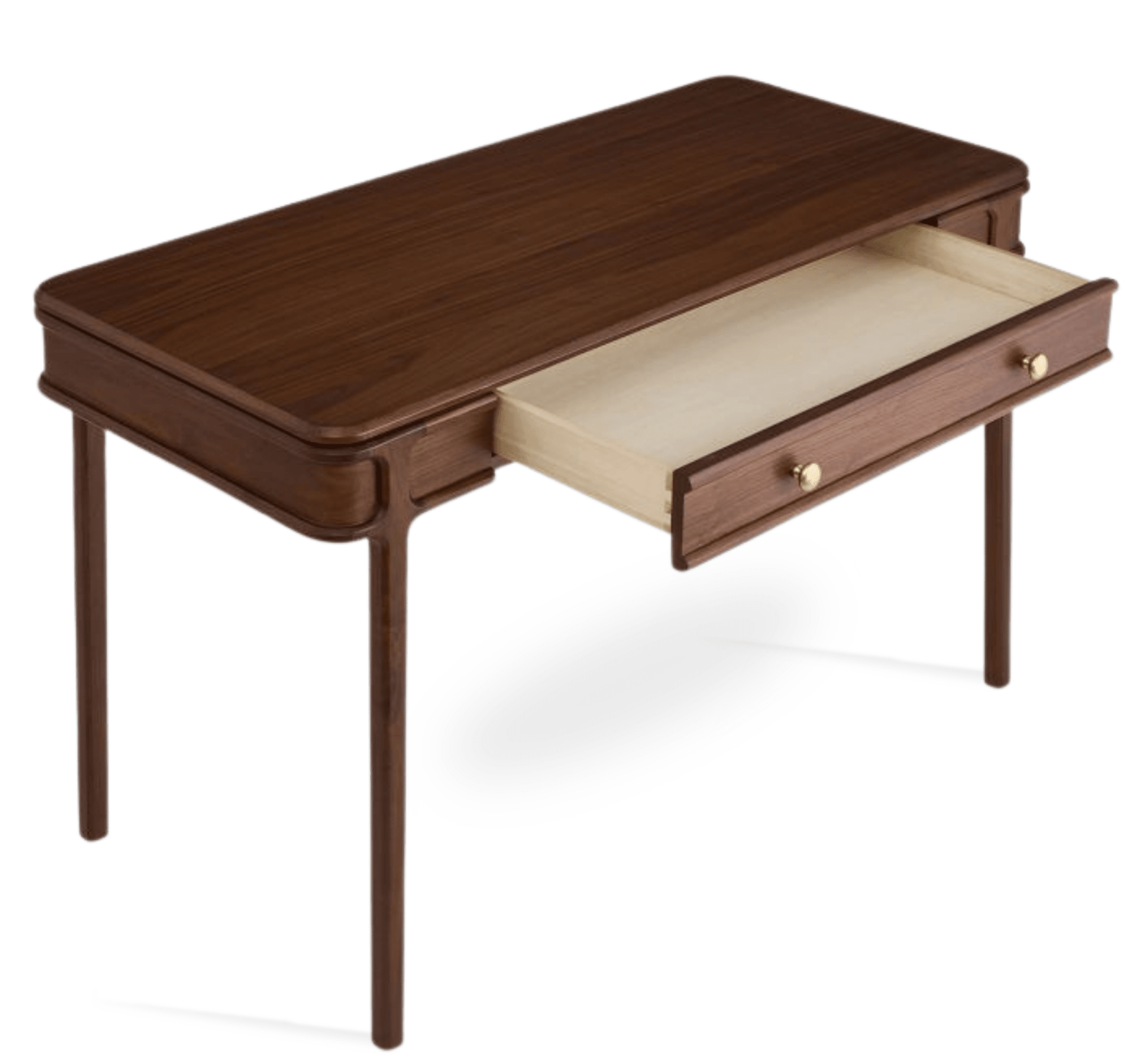 Edge Wooden Workstation Desk - Office Desk - Gharaana