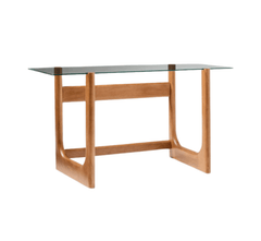 Loom Wooden Study Table - Office Desk - Gharaana