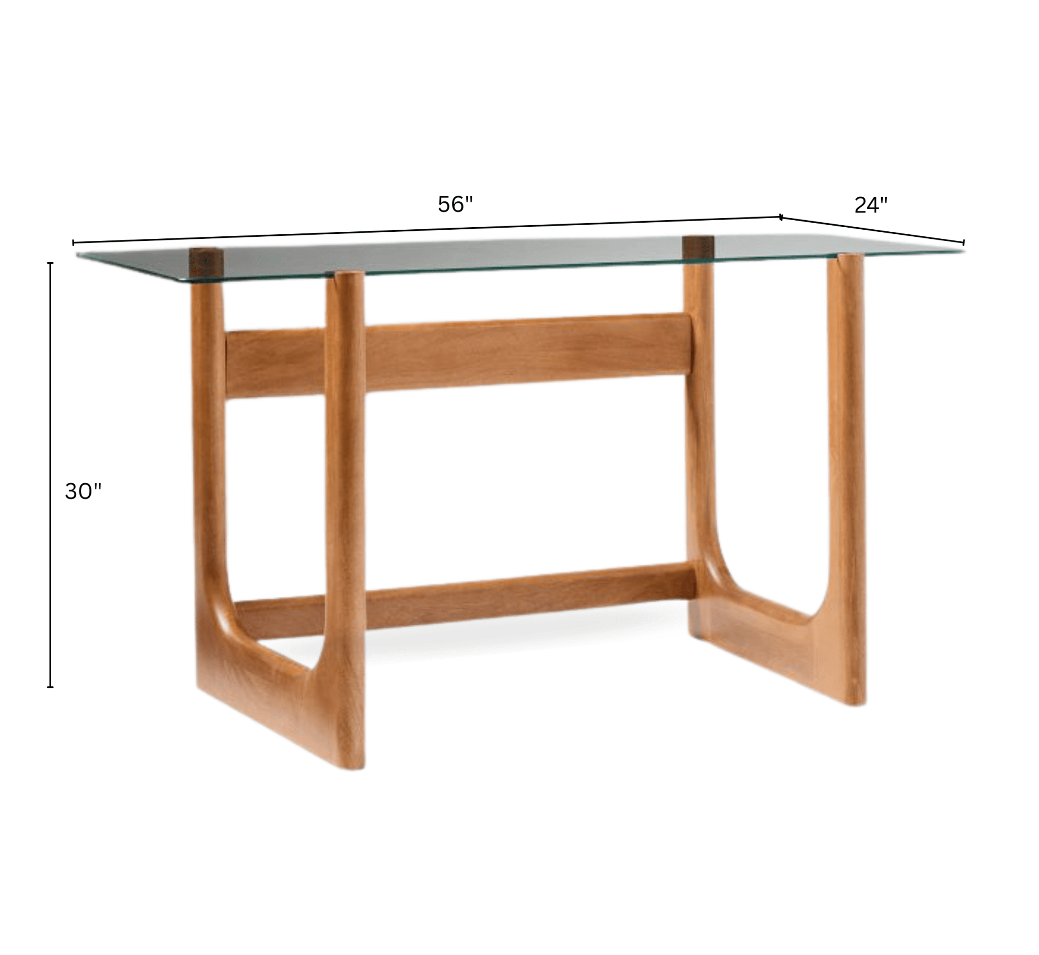 Loom Wooden Study Table - Office Desk - Gharaana