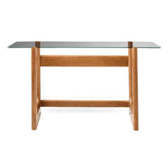 Loom Wooden Study Table - Office Desk - Gharaana