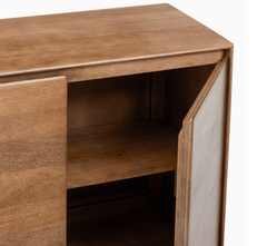 Panache Wooden 6 - Tier Shoe Cabinet - Shoe Racks - Gharaana