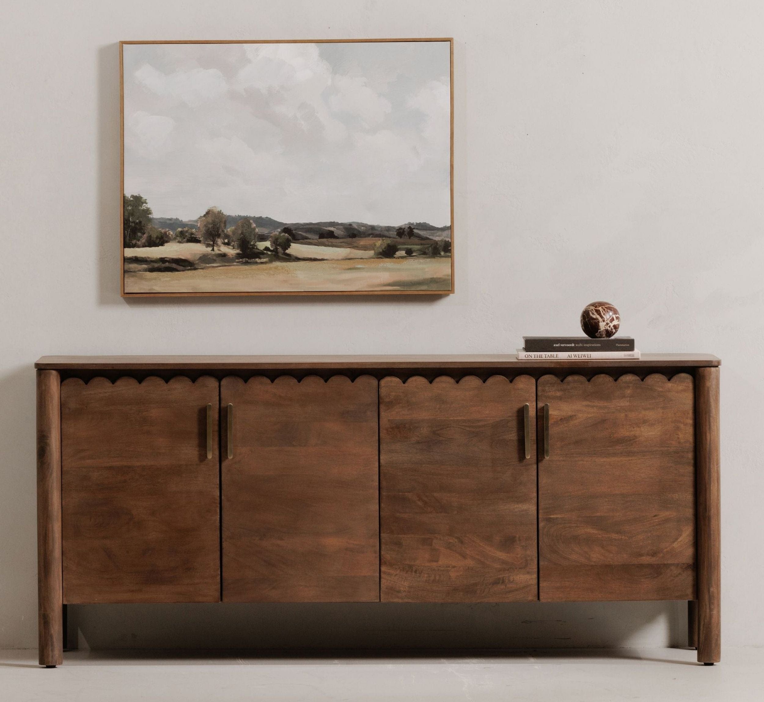 Ark Wooden 4.5FT Console - Sideboards - Gharaana
