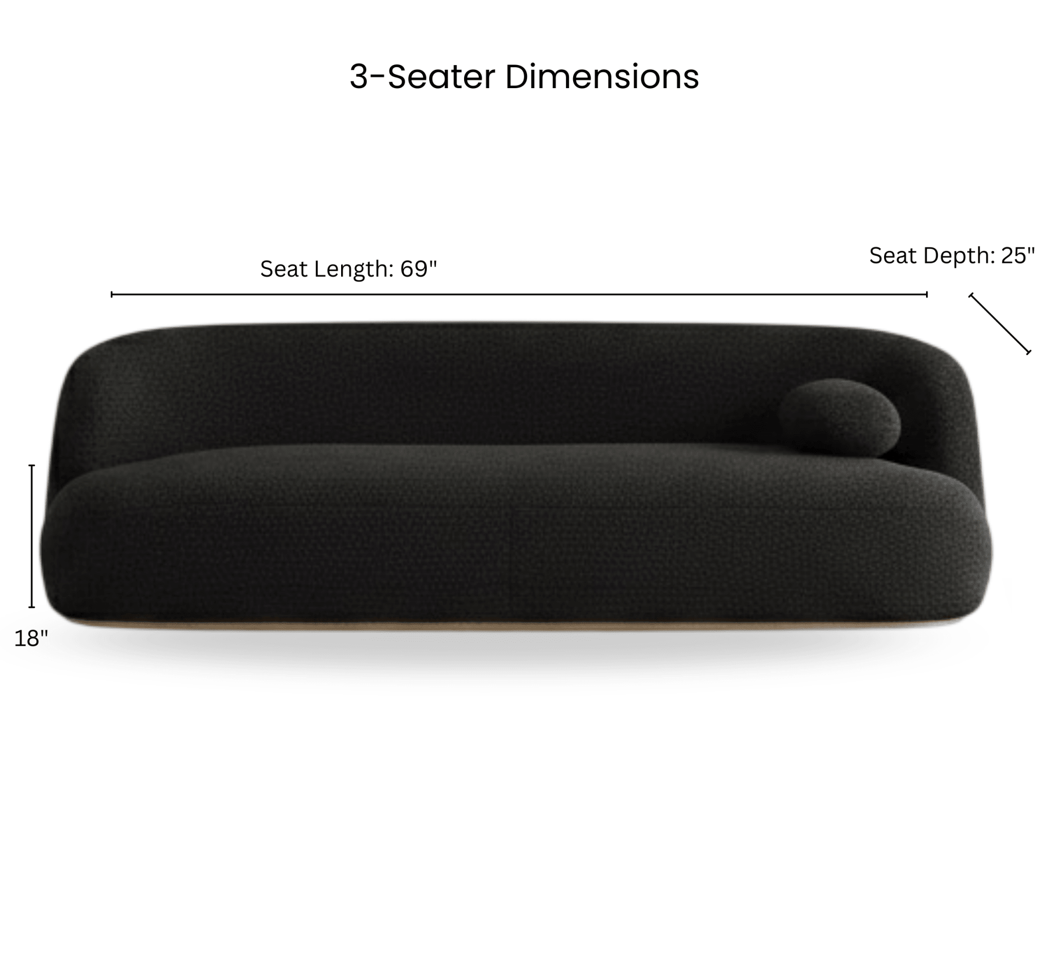 Arvo Plush Wooden Upholstered Sofa Set - Sofas - Gharaana
