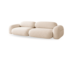 Brat Plush Wooden Upholstered Sofa Set - Sofas - Gharaana