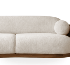 Tierra Plush Wooden Upholstered Sofa Set - Sofas - Gharaana