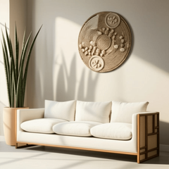 Veda Custom Wooden Upholstered Sofa - Sofas - Gharaana
