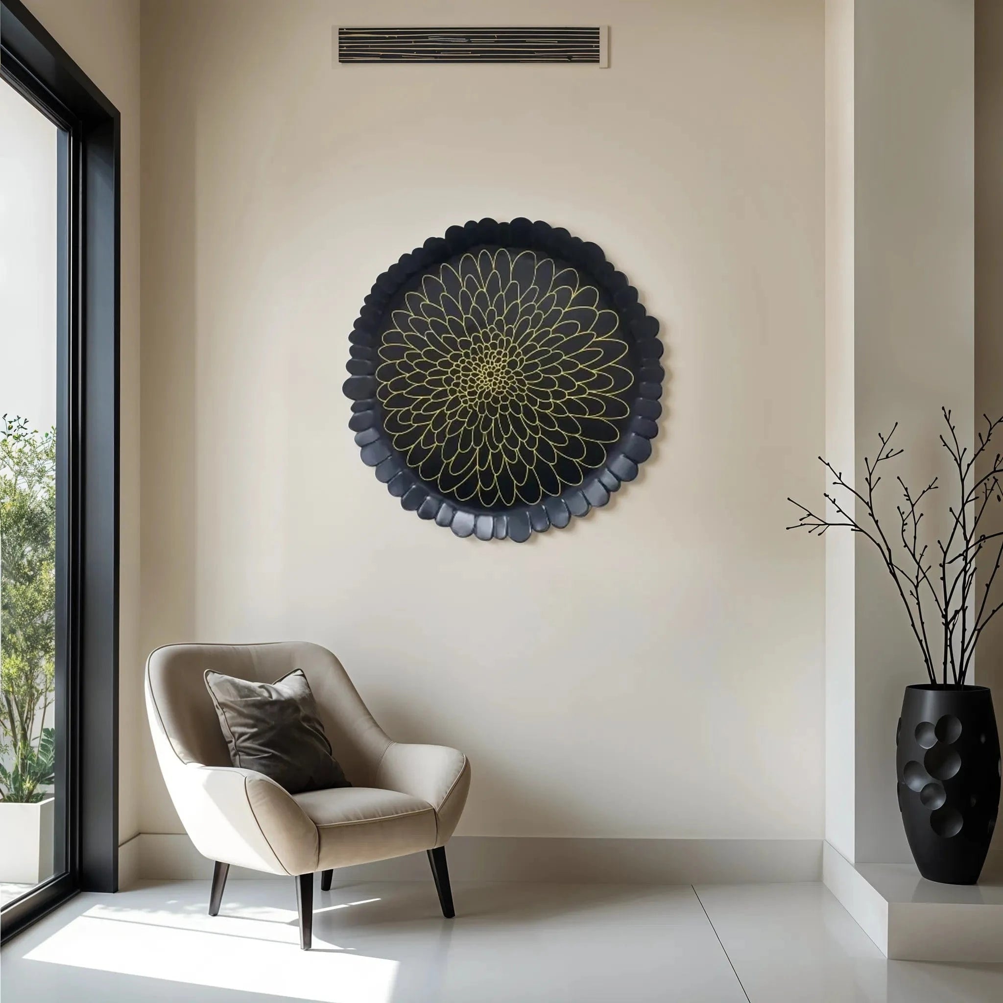 Etched Mild Steel Wall Decor - Wall Decor - Gharaana