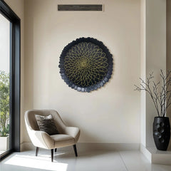 Etched Mild Steel Wall Decor - Wall Decor - Gharaana