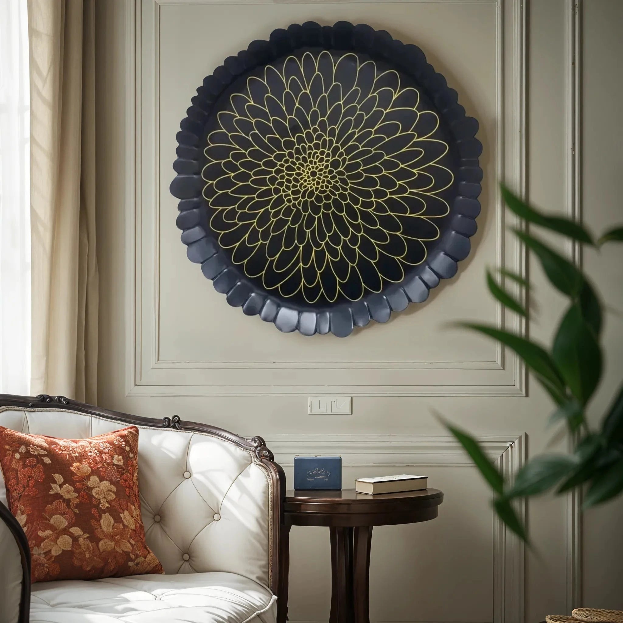 Etched Mild Steel Wall Decor - Wall Decor - Gharaana
