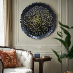 Etched Mild Steel Wall Decor - Wall Decor - Gharaana