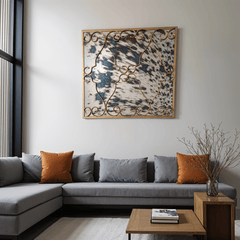 Ingrained Glass Wall Decor - Wall Decor - Gharaana