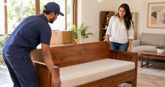 How long does solid wood furniture take to deliver in India - Gharaana.in