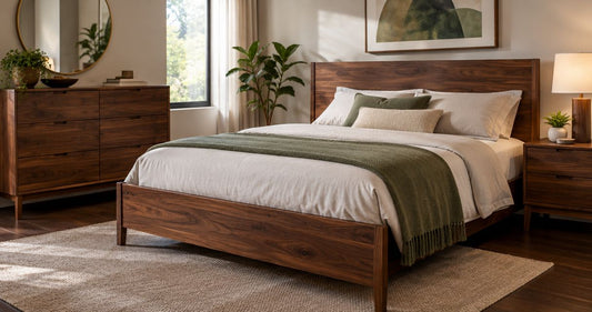 Is walnut wood good for bedroom furniture - Gharaana.in