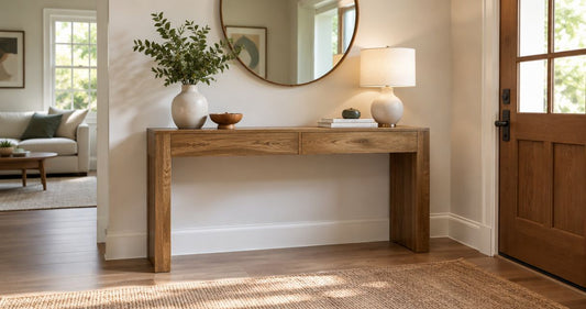 How much does a wooden console table cost in 2026 - Gharaana.in