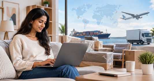 Overseas order to doorstep delivery: 2026 NRI shipping workflow - Gharaana.in
