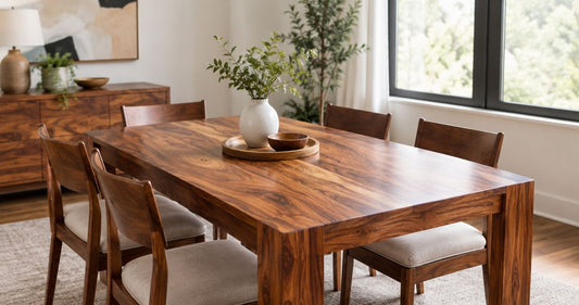 Is sheesham wood good for dining tables - Gharaana.in