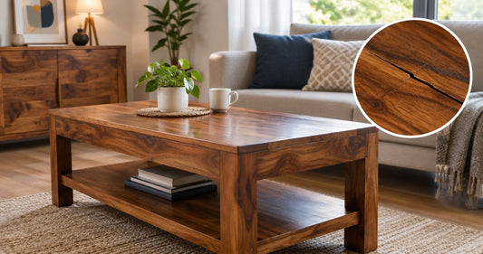 Is sheesham wood furniture prone to cracking - Gharaana.in