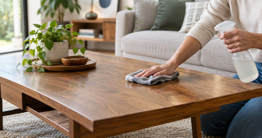 How to clean and maintain a wooden centre table - Gharaana.in