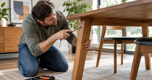 How to fix a wobbly wooden dining table - Gharaana.in
