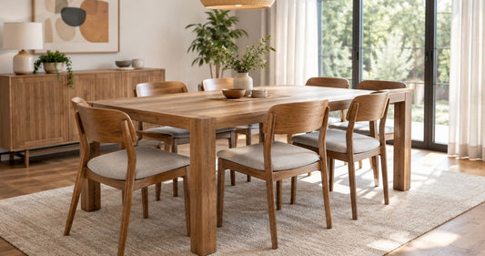 Best 6-seater wooden dining table sets in 2026 - Gharaana.in