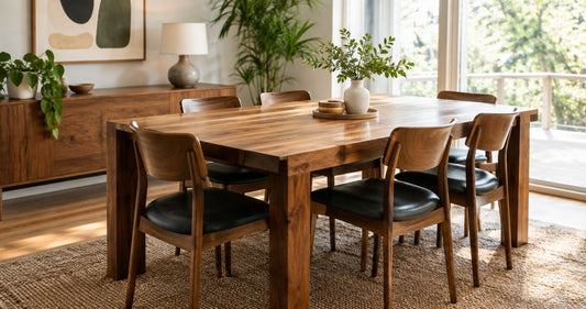 How much does a wooden dining table cost in 2026 - Gharaana.in