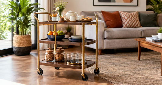 Best serving trolleys for Indian homes in 2026 - Gharaana.in