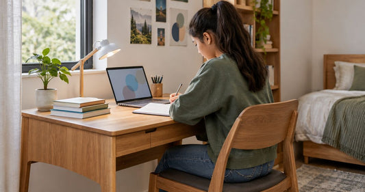 Best wooden study tables for students in 2026 - Gharaana.in
