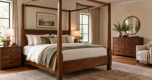 Best solid wood poster beds in 2026 - Gharaana.in