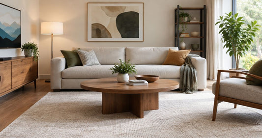 Living room layout to the right centre table size: 2026 workflow - Gharaana.in