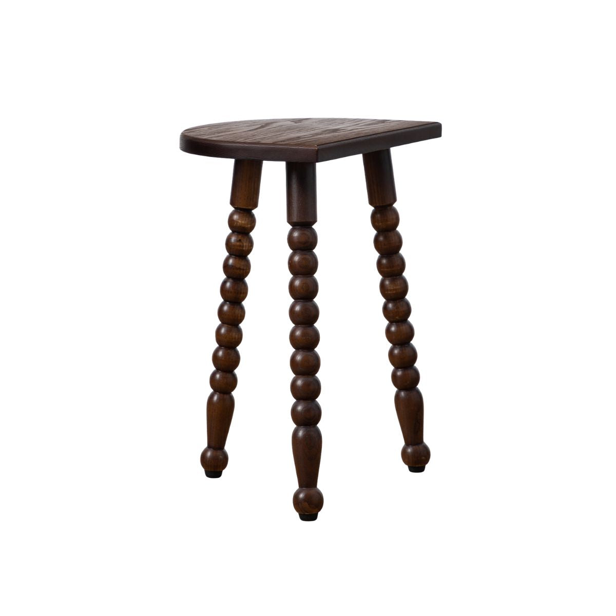 Swan Semi-circle Wooden Side Table