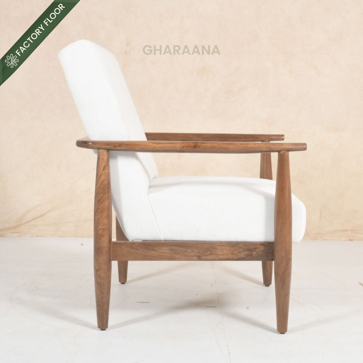 Kiyan Armchairs with Eve Side Table Combo - Armchairs - Gharaana