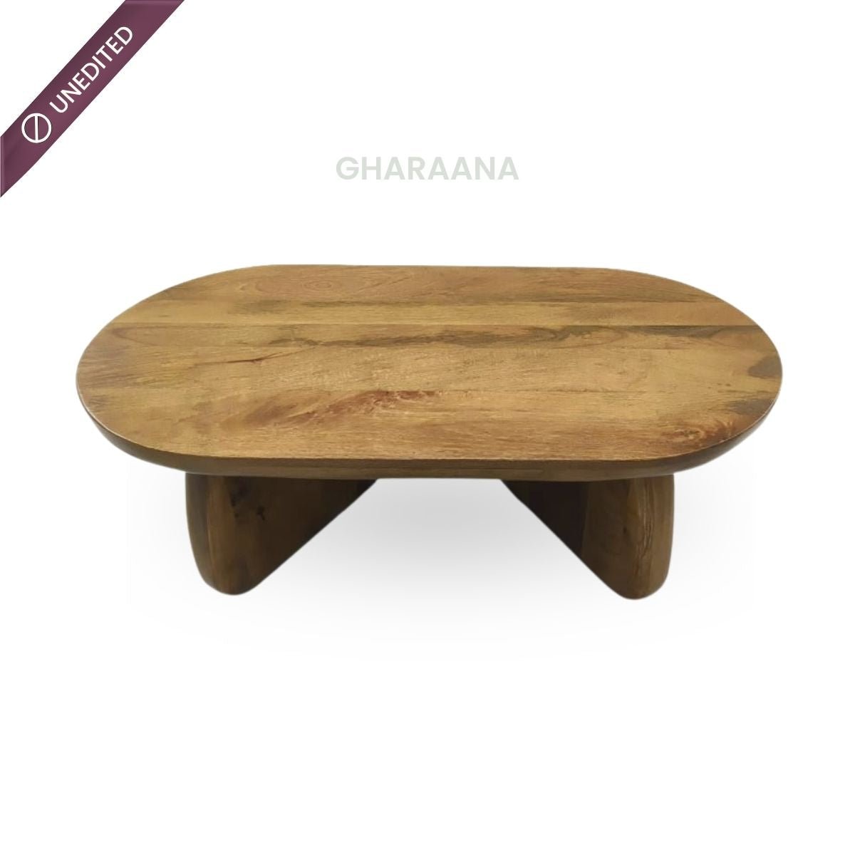 Toro Capsule top Solid Wood Center Table - Centre Tables - Gharaana