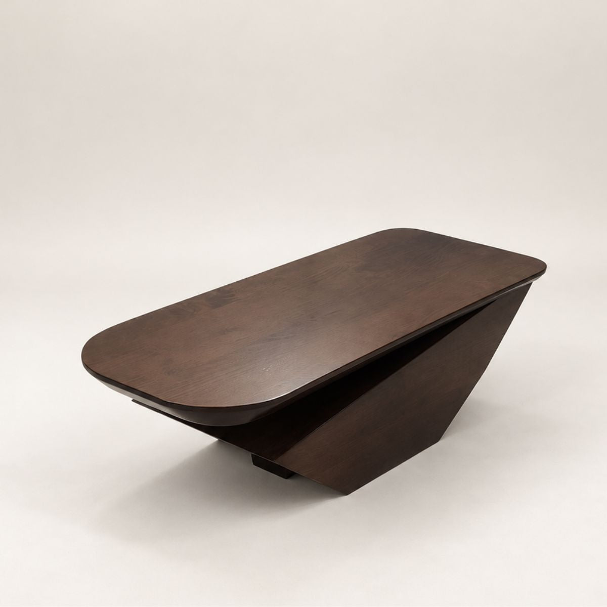 Gravity Modern Solid Wood Coffee Table - Large - Centre Tables - Gharaana