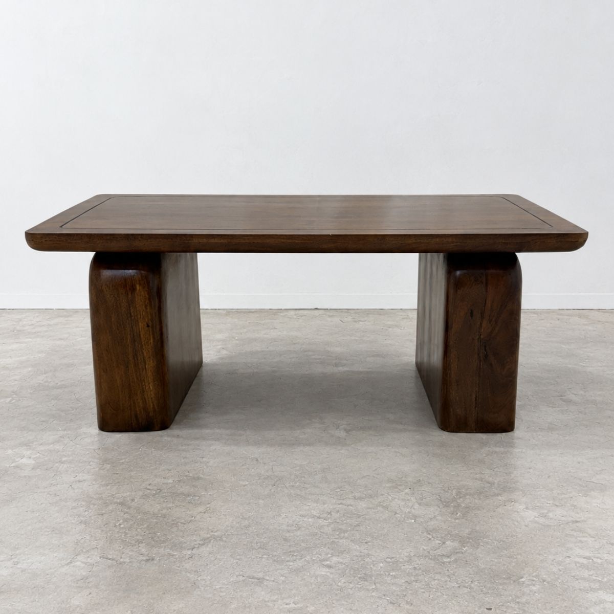 Jive Rectangular Top Solid Wood Center Table - Centre Tables - Gharaana
