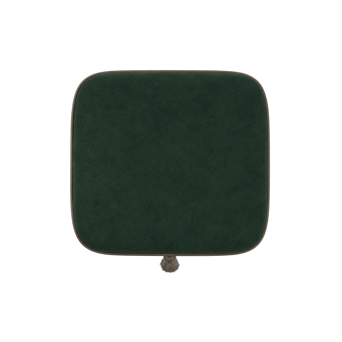 Chester Plush Wooden Ottoman