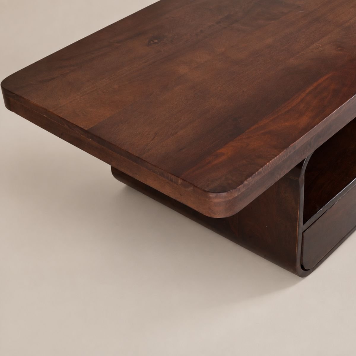 Sibaya Wooden Storage Center Table - Centre Tables - Gharaana