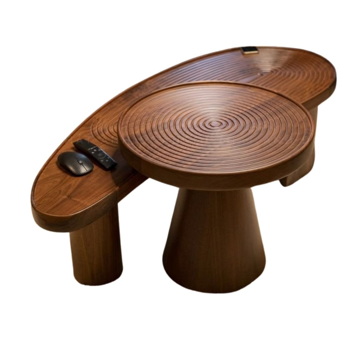 Taurus Solid Wood Centre Table - Centre Tables - Gharaana