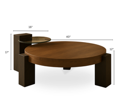 Malta Wooden Nesting Centre Table