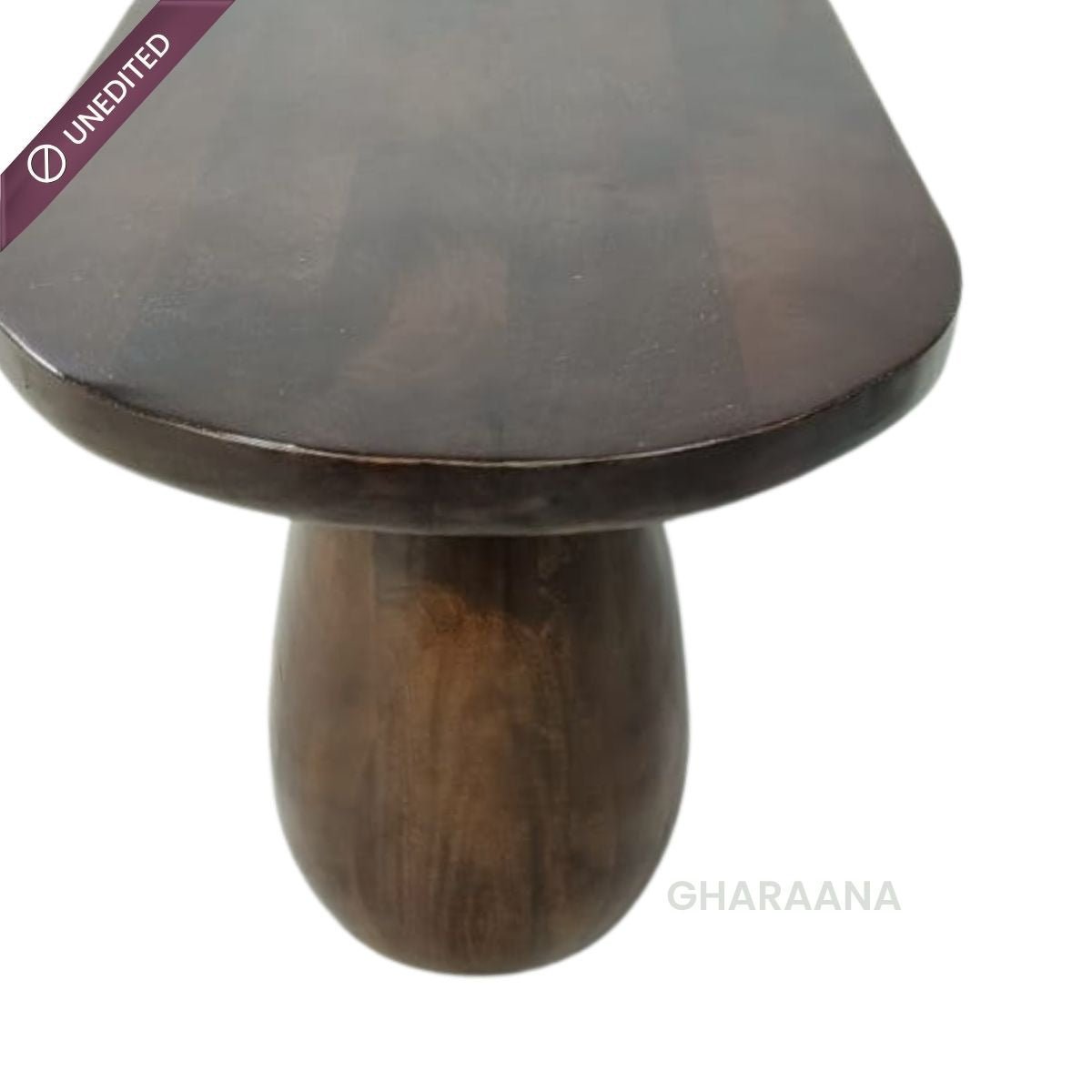 Akira Oval top Solid Wood Center Table - Centre Tables - Gharaana
