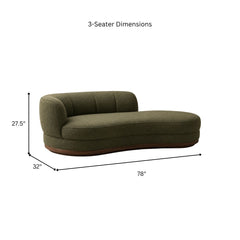Bellini Custom Wooden Upholstered Sofa - Sofas - Gharaana