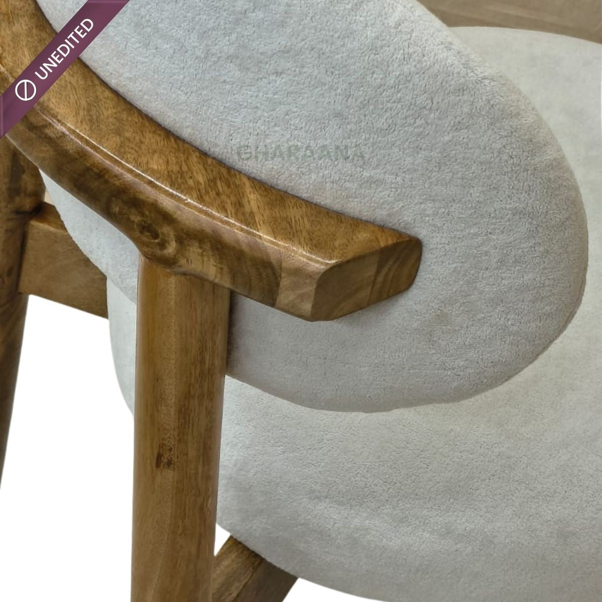 Leila Marble - Top Wooden Dining Table Set - Dining Set - Gharaana