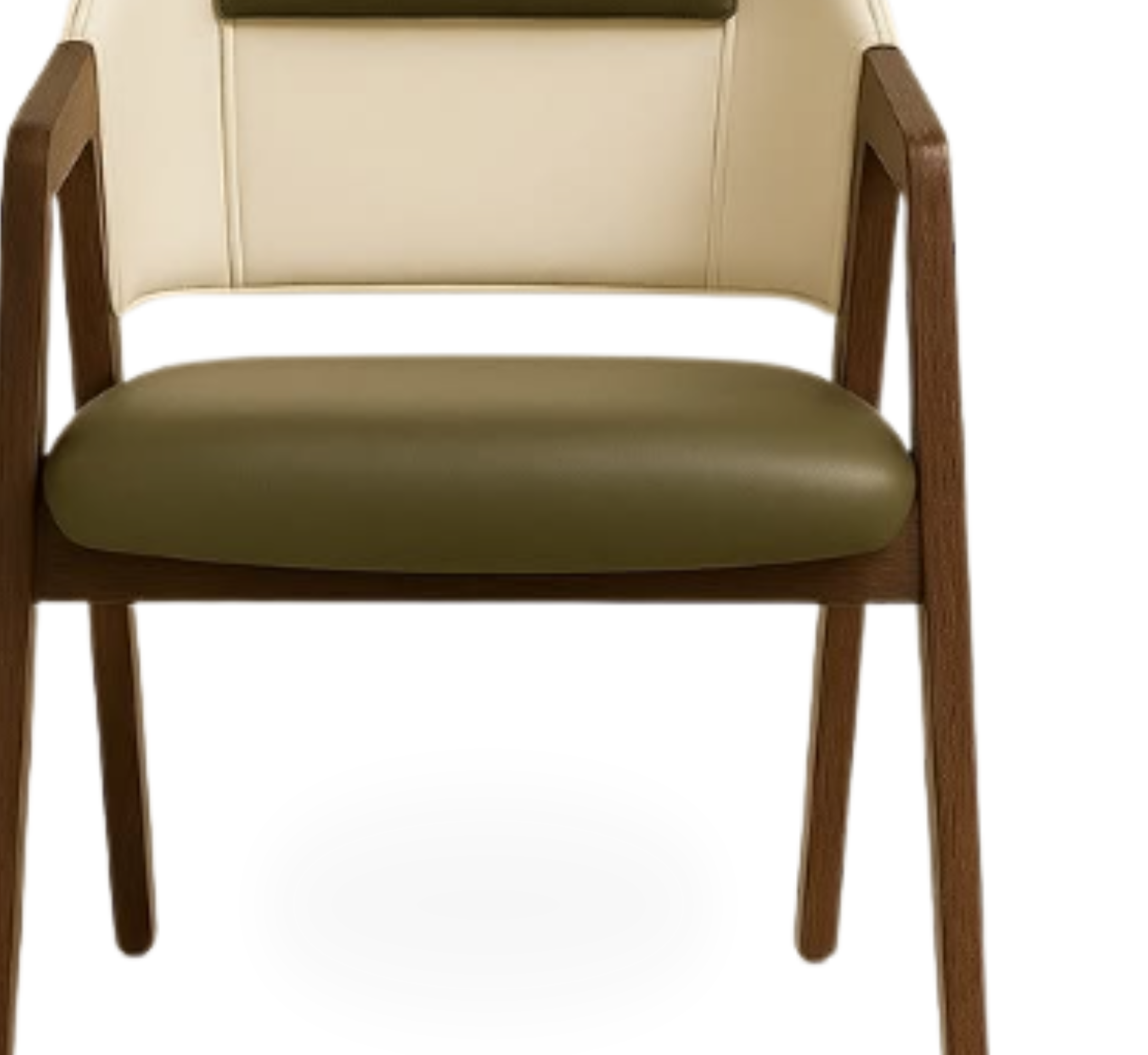 Niva Wooden Upholstered Armchair