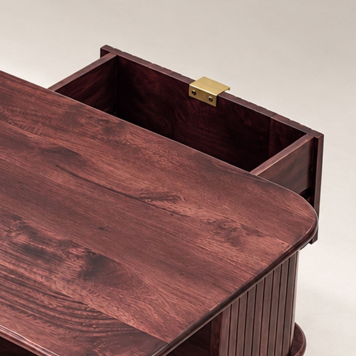 Kram Wooden Storage Centre Table - Centre Tables - Gharaana