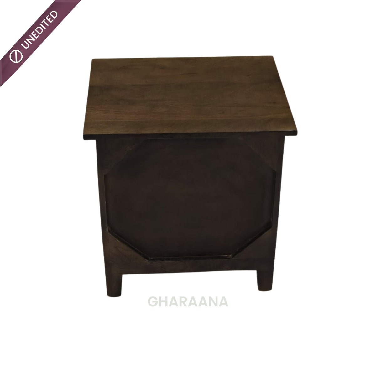 Kavya 100% Solid Wood Bed with Bedside tables - Beds - Gharaana