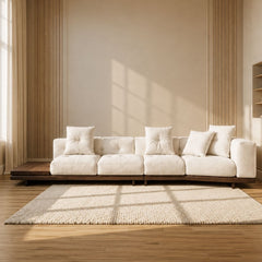 Milano Custom Wooden Upholstered Sofa - Sofas - Gharaana
